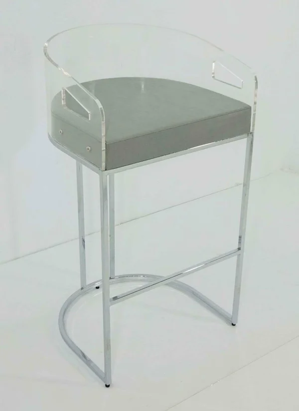 Coaster Furniture 183406 Grey Bar Stool Set of 2
