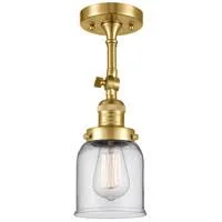 Innovations 203-SG-G52-LED Satin Gold Small Bell 1 Light Sconce