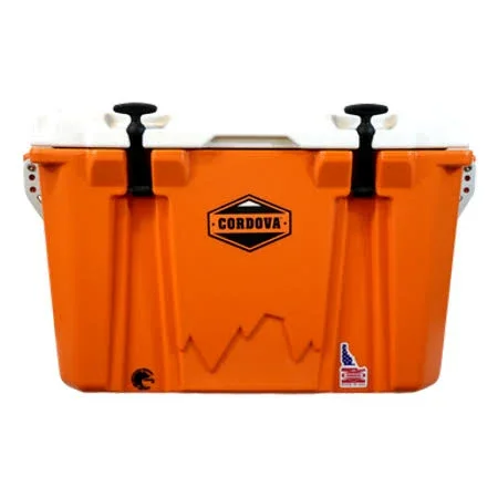 Cordova Adventurer (48QT) Cooler Medium Orange - White
