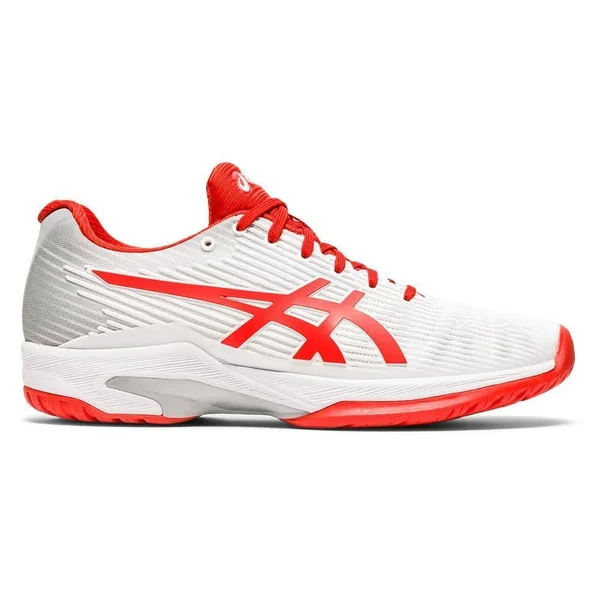 Asics Women's Solution Speed FF - White/Fiery Red, 9