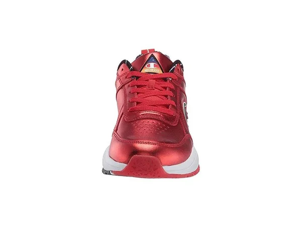 Champion 93Eighteen Mens Metallic Casual Fashion Sneakers - Red