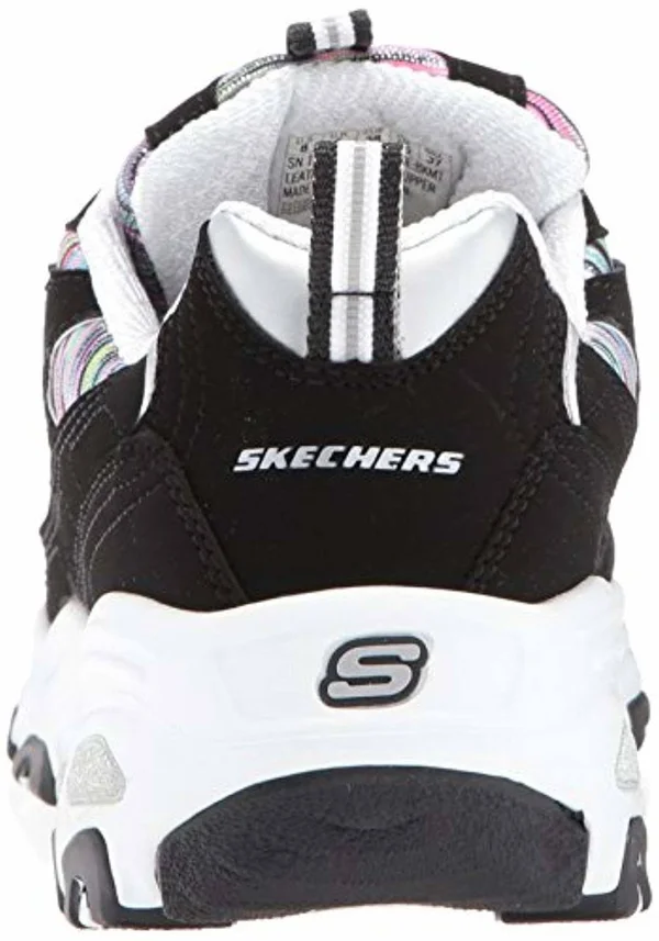 Skechers Women's D&Lites Interlude Sneaker - Black Multi, Size: 11