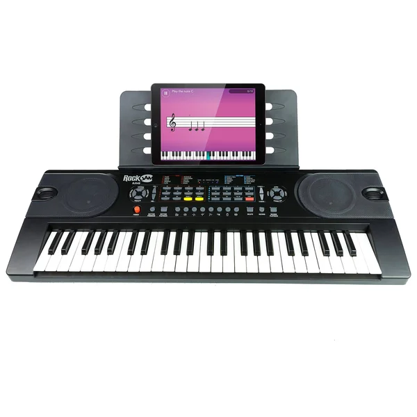 RockJam (RJ549) 49-Key Portable Electric Keyboard Piano with Power Supply, Sheet Music Stand and Simply Piano App