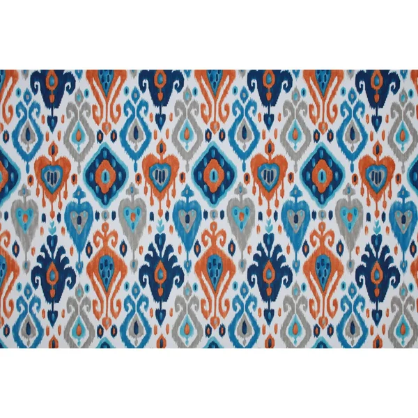 Pillow Perfect Outdoor - Indoor Paso Azure Blue Rectangular Throw Pillow (Set of 2)