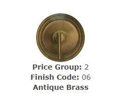 Brasstech 230/06 Antique Brass Shower Drain Trim