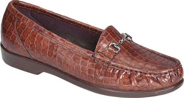 SAS Women's Metro Cognac Croc 10.5 Medium