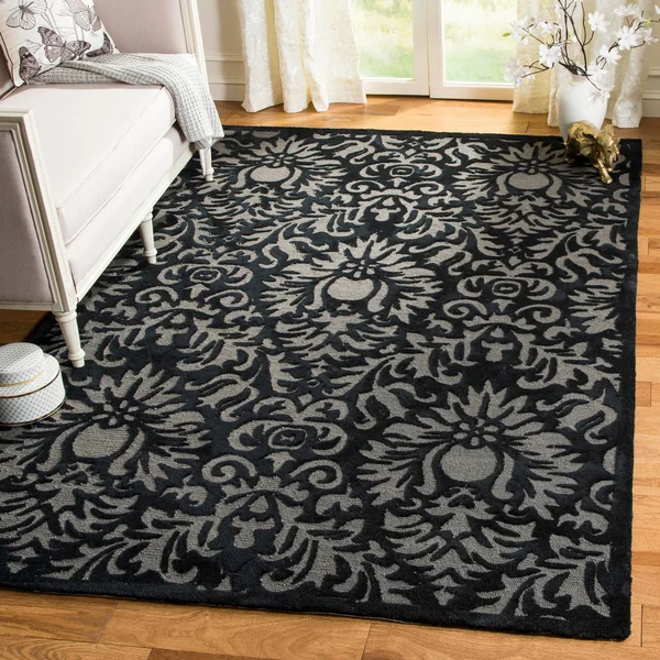 Safavieh 8& x 8& Round Total Performance Brussels Beige Rug