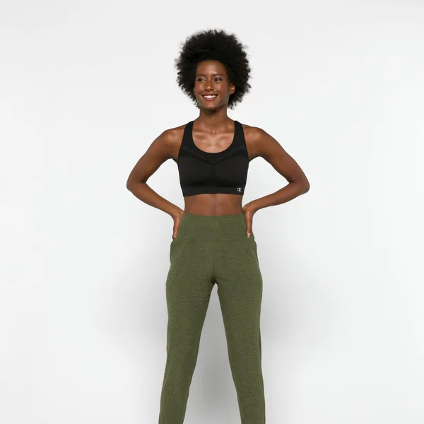 Spacedye Midi Jogger, Beyond Yoga Eden Green Heather, Xs