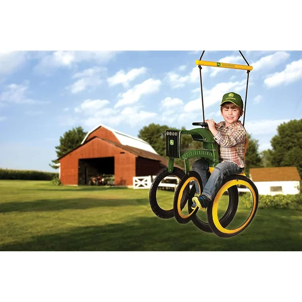 John Deere - Tractor Tire Swing, 27.5 x 10.75 x 53.5