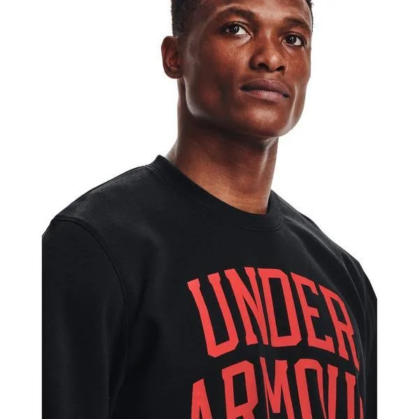Under Armour Men's Rival Terry Crew - Black - XL