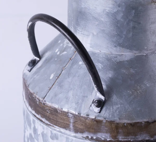 Vintiquewise Rustic Farmhouse Style Galvanized Metal Milk Can Decoration Planter and Vase - Large