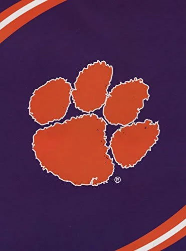 NCAA 60 x 80 Royal Plush Raschel Throw Clemson University