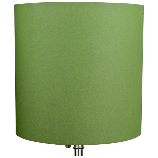 FenchelShades.com 10x22 Top Diameter x 10x22 Bottom Diameter 10x22 Height Fabric Drum Lampshade Spider Attachment (Peridot)