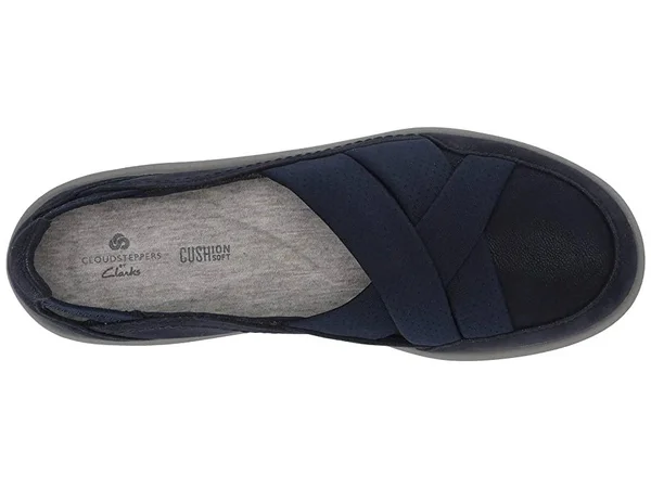 Clarks Sillian 2.0 Star Navy Synthetic - Women's, Size: 8.5, Blue