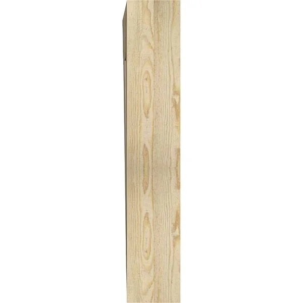 Ekena Millwork BKT06X26X34MRC01RDF 6x22W x 26x22D x 34x22H Merced Traditional Rough Sawn BRACKET - Douglas Fir
