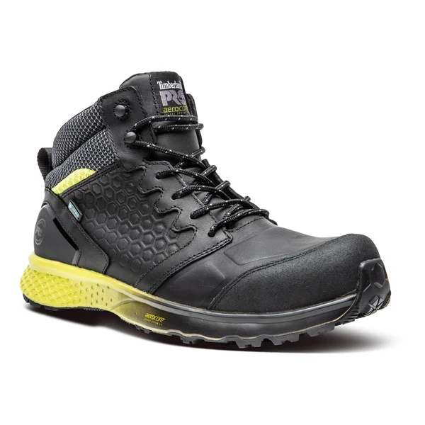 Timberland Pro Men Reaxion Mid Composite Safety Toe Boots Black 13