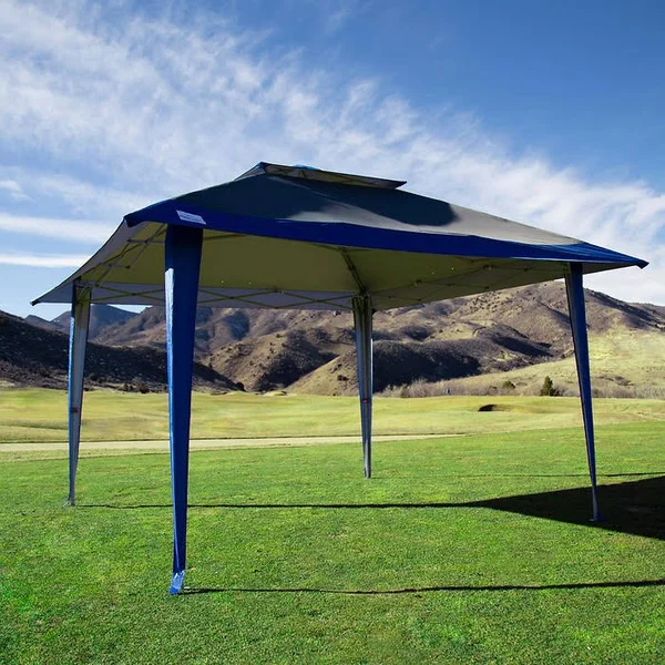 POPUPSHADE 13’x13’ Instant Canopy Poplock Central-Hub Frame, Wheel-Bag