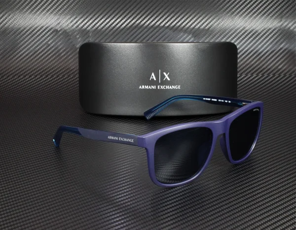 Armani Exchange AX4049SF Sunglasses - Matte Blue (818380)