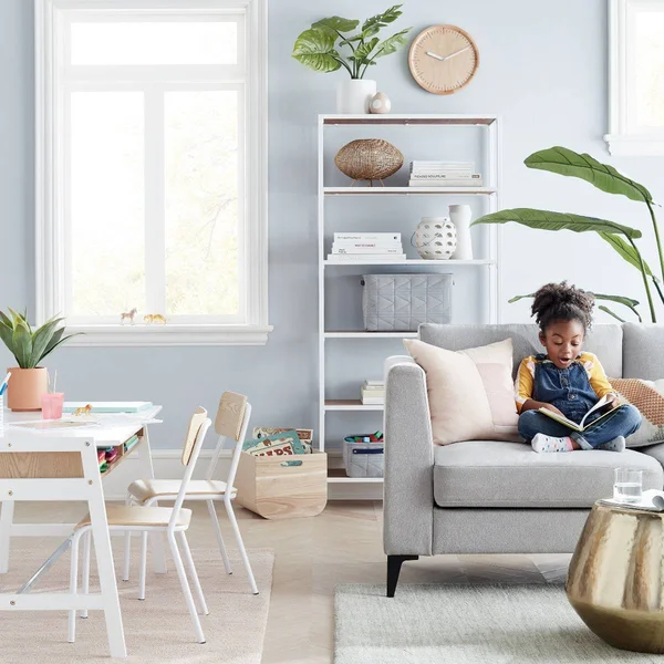 71x22 Medway Sofa with Metal Legs Light Gray - Project 62