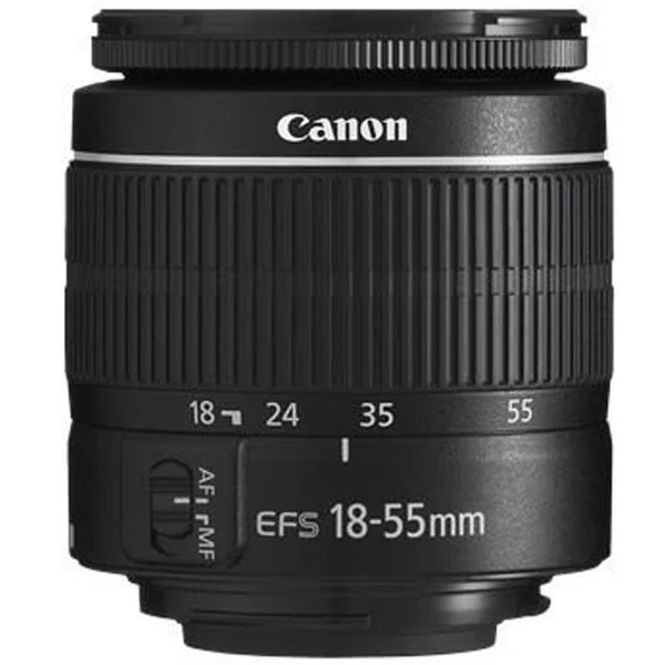 Canon Eos 250D Rebel SL3 24.1MP Digital SLR Camera + Canon 18-55mm + 55-250 Is II Complete Basic Lens Kit