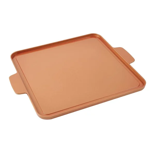 Copper Chef Griddle Plate - Brown, 12x22