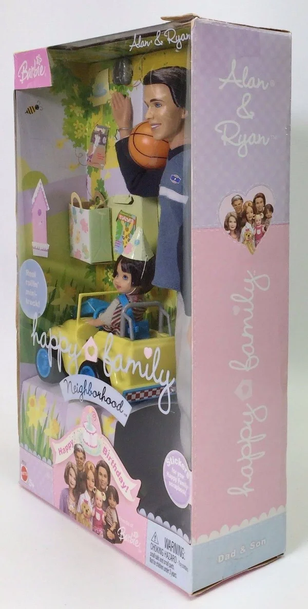 Alan & Ryan Happy Birthday Happy Family Friends of Barbie NRFB