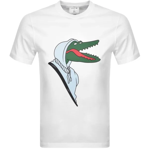 Lacoste Logo T Shirt White