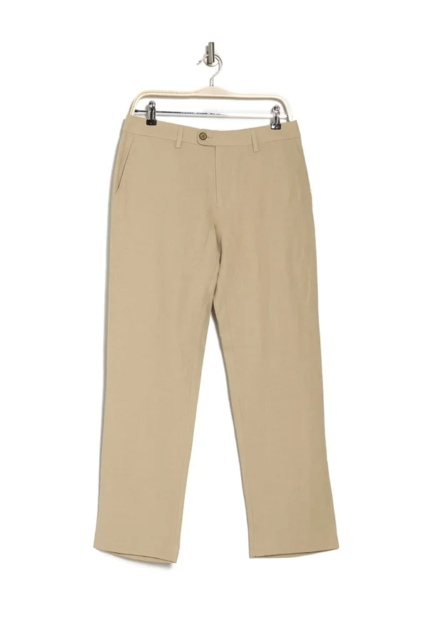 Tommy Bahama Monterey Flat-Front Pants - Dusty Mahogany 30 30