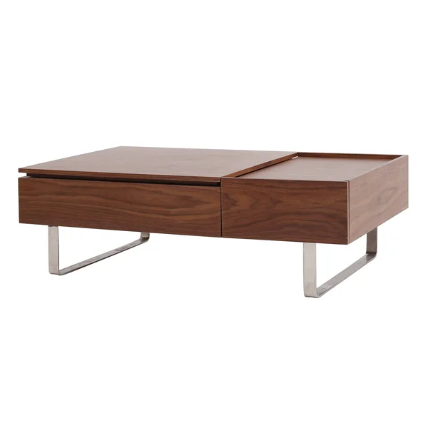 New Pacific Direct Denzel Rectangular Lift-Top Coffee Table - Walnut