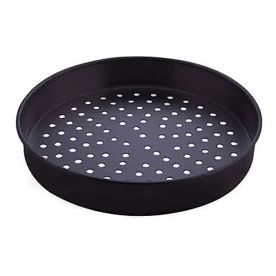 American Metalcraft SPHC90132 13u0026quot; x 2u0026quot; Super Perforated Heavy Weight Aluminum Tapered, Nesting Pizza Pan