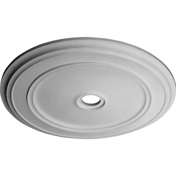 Ekena Millwork CM41CL 41 1/8x22OD x 4x22ID x 2 1/8x22P Classic Ceiling Medallion (Fits Canopies Up to 5 1/2x22)