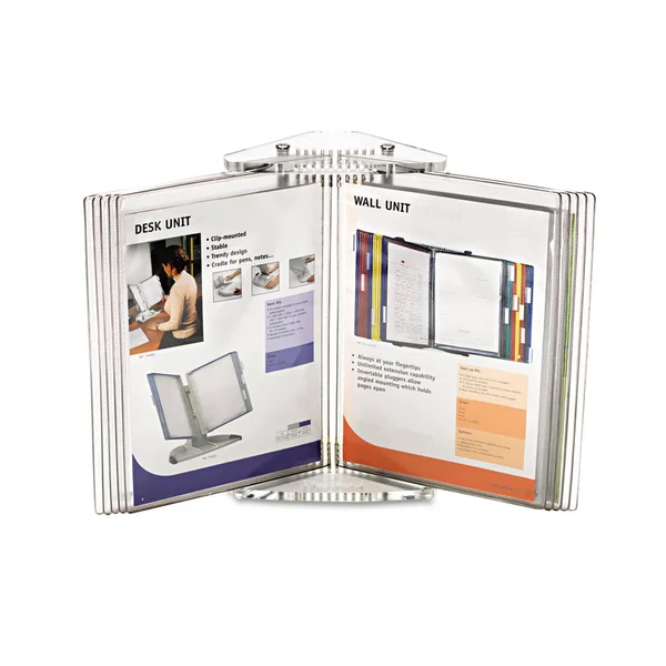 Tarifold Crystal Desk Reference System - 10 Pockets