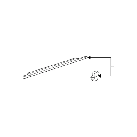 Genuine OE Toyota Belt Weather-strip 75740-47010