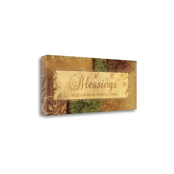 16x22 x 40x22 Blessings Brighten Giclee Print on Gallery Wrap Canvas