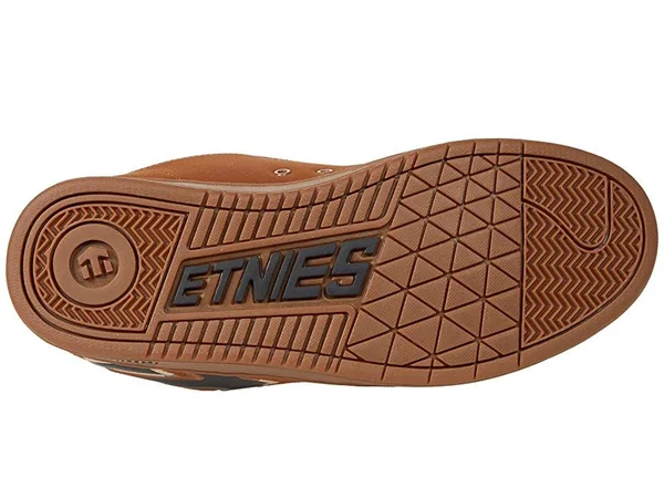 Etnies Men's Fader Brown Navy Gum Shoes 7