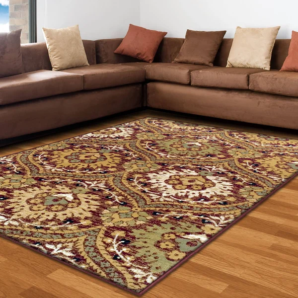 Superior Designer Augusta Area Rug-5&X8& - 5& x 8& Red