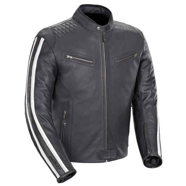 Joe Rocket Vintage Rocket Mens Black Leather Jacket
