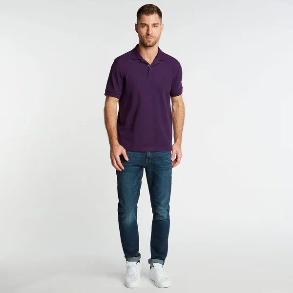 Nautica Big & Tall Short Sleeve Solid Deck Shirt Men's : 1x