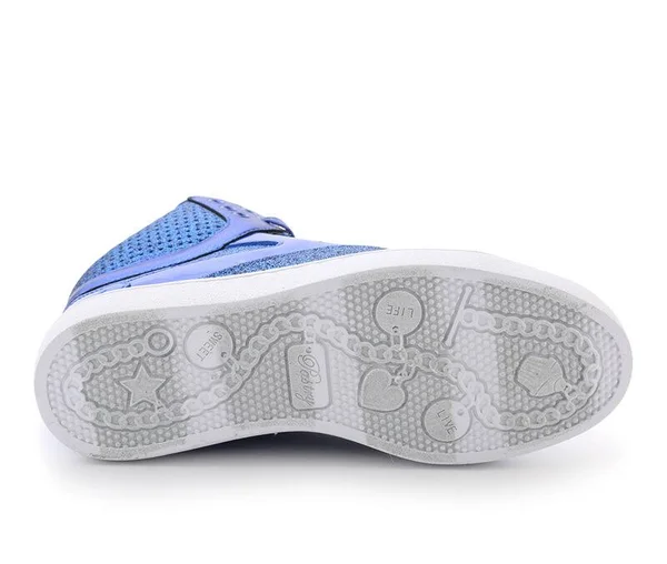 Women's Pastry Pop Tart Glitter High Top Sneaker, Size: 13, Blue