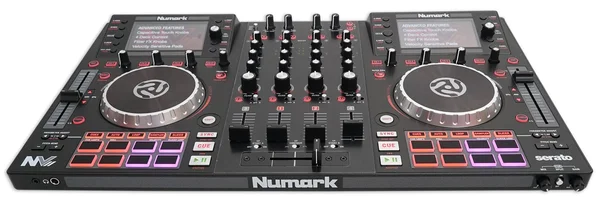 Numark NVII Intelligent Dual-Display Serato DJ Controller 4-Channel - USB + Case