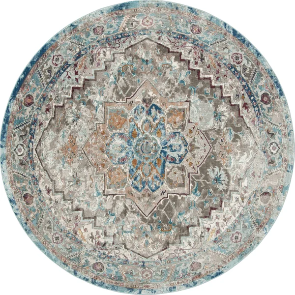 Safavieh Aria Rug ARA119 Beige - Blue, 10& x 14&