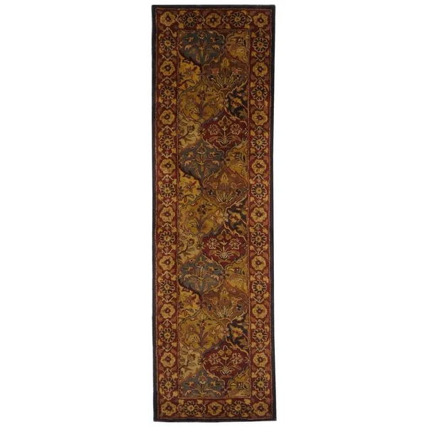 Safavieh Heritage Multi/Red 4 ft. x 4 ft. Square Area Rug