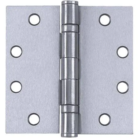 Tell HG100316 4-1/2 inch Ball Bearing Door Hinge Non Removable Pin Stainless Steel