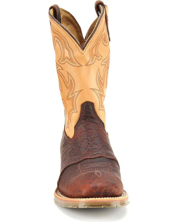 Double H Bison Wide Steel Toe Ice Roper 11x22 8 Men's Briar