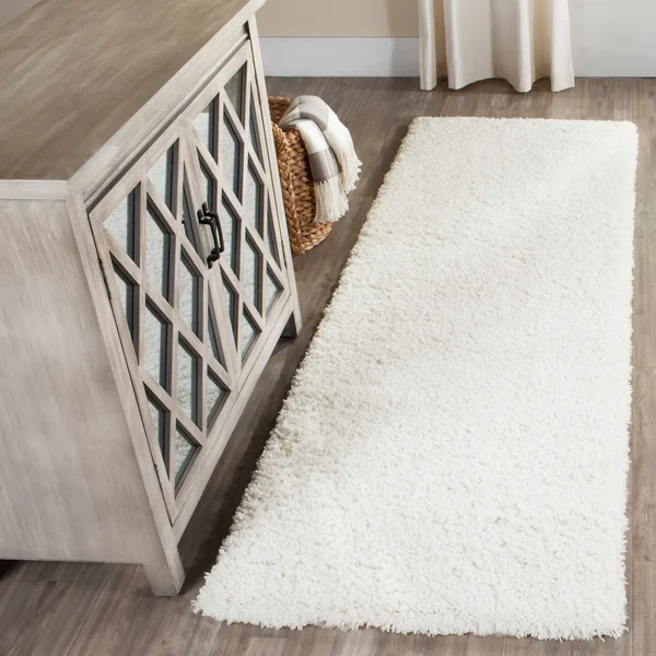 Safavieh Reno Shag Creme 9& x 12& Rug
