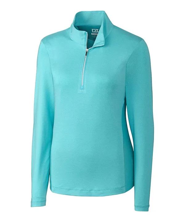 Cutter & Buck Women's Madeline Half Zip Mock - Lck08651, Size: XS, Quench