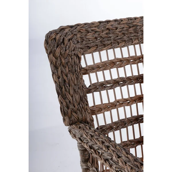 W Unlimited Modern Concept Faux Sea Grass Rattan Coffee Table - Brown