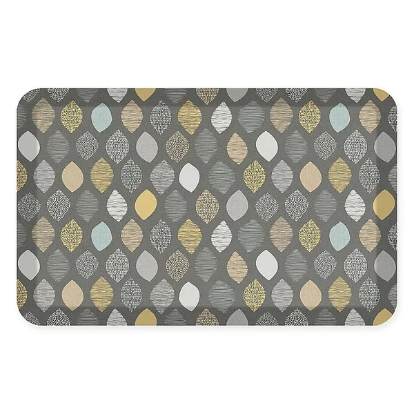 Newlife by GelPro Suri 20x22 x 32x22 Designer Comfort Mat in Dusty Grey
