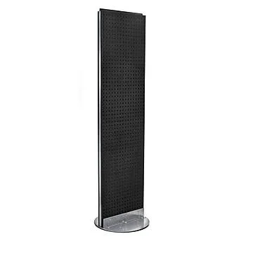 Azar Displays 700250-BLK - Pegboard Floor Stand, 16x22W x 60x22H, Bk, 1 PC