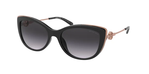 Michael Kors MK2045F 317711 Black Cat Eye Sunglasses